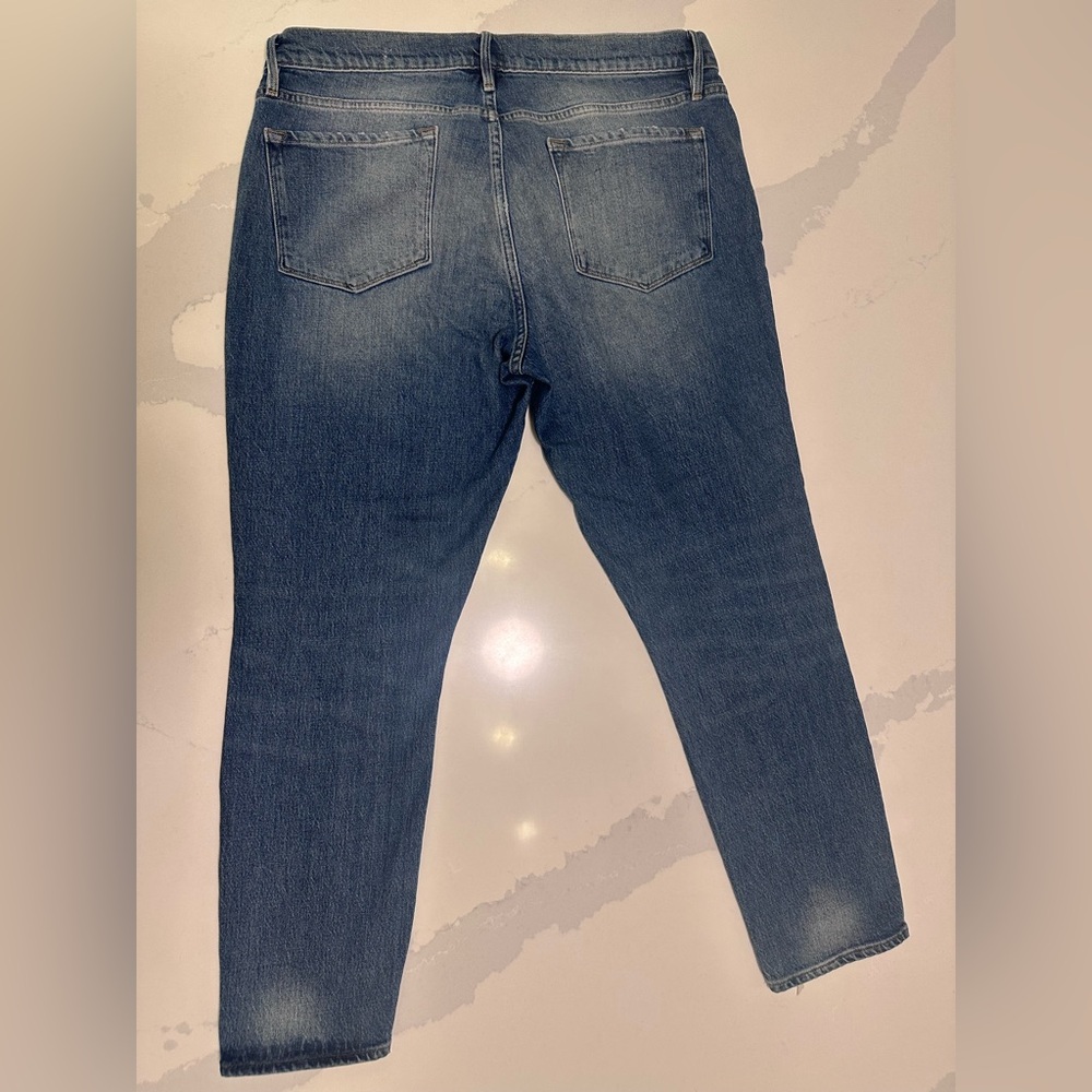 Frame Denim Ripped Blue Jeans - Picture 2 of 2